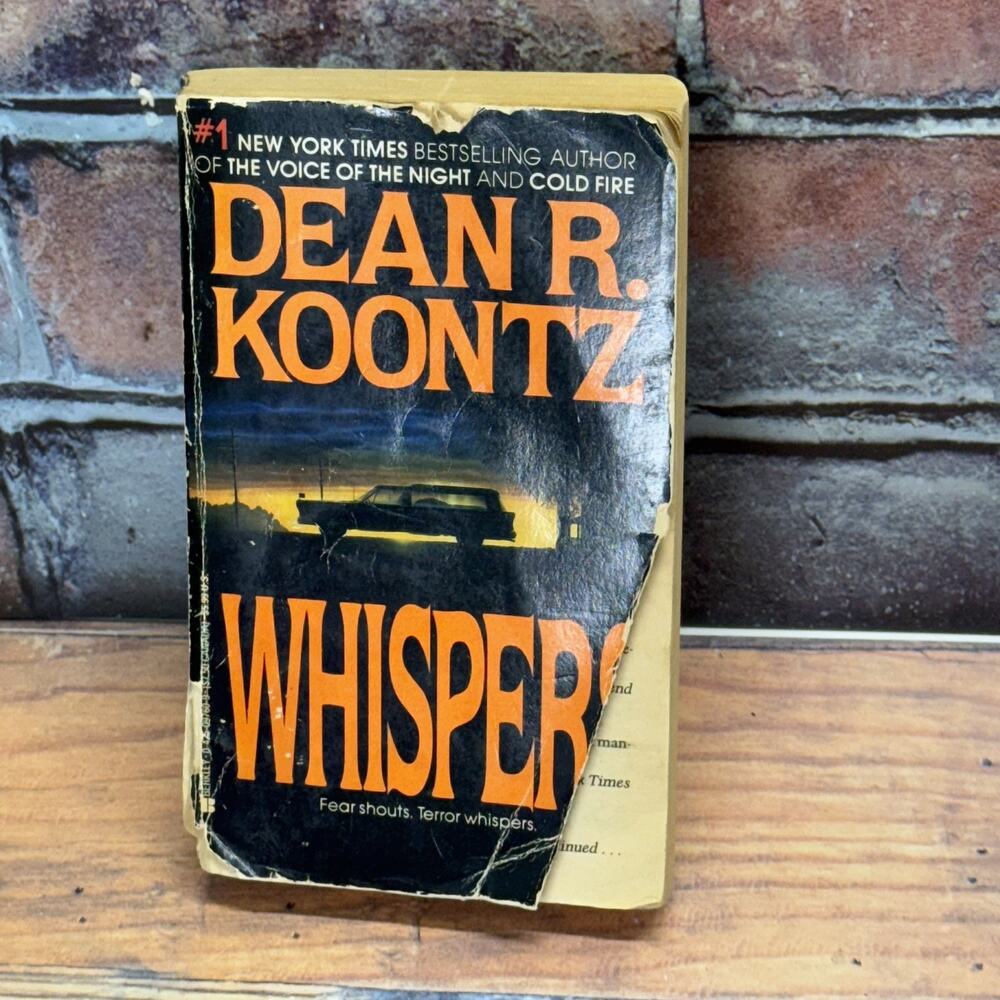 Whispers Paperback By Dean R. Koontz -Original 1986